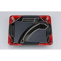 弁当容器 TN味来7S-1 あやな赤本体　600枚(50枚×12) 025080751A455　シーピー化成（直送品）