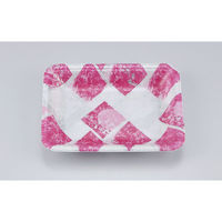 汎用トレー 新LJ14-25 氷角赤　2000枚(100枚×20) 0551014258780　シーピー化成（直送品）