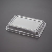 青葉紙業 弁当容器 B-23(蓋)透明 高 600枚(50枚×12) 201432 1ケース(600枚入(50枚×12袋))（直送品）