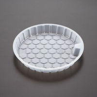 青葉紙業 どんぶり容器　D-2 中皿半透明　600枚(50枚×12) 205381（直送品）