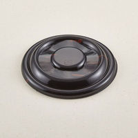 青葉紙業 どんぶり容器 D-5 うるし 共蓋 800枚(50枚×16) 205923 1ケース(800枚入(50枚×16袋))（直送品）