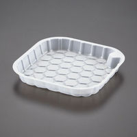 青葉紙業 角丼容器 どん重 大盛(中皿)半透明 800枚(100枚×8) 220386 1ケース(800枚入(100枚×8袋))（直送品）