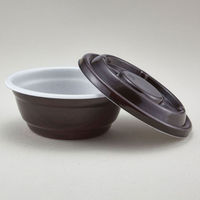 青葉紙業 麺容器 めん重 あかねセット 300枚(50枚×6) 220556 1ケース(300枚入(50枚×6袋))（直送品）