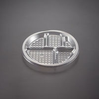 青葉紙業 麺容器 ラーメン 中 中仕切 3 450枚(50枚×9) 221643 1ケース(450枚入(50枚×9袋))（直送品）