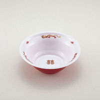 青葉紙業 麺容器　ラーメン 中浅(本体)龍外赤　900枚(50枚×18) 221854（直送品）