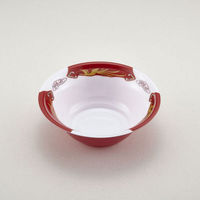 青葉紙業 麺容器 ラーメン 中浅(本体)鳳凰外赤　900枚(50枚×18) 221857（直送品）