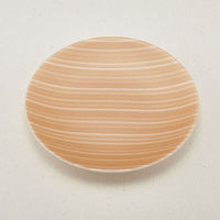 青葉紙業 丸皿 まるひらざら 250 赤木目 500枚(25枚×20) 222517 1ケース(500枚入(25枚×20袋))（直送品）