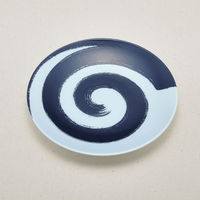 青葉紙業 丸皿 まるひらざら 350 うずしお 300枚(20枚×15) 223503 1ケース(300枚入(20枚×15袋))（直送品）