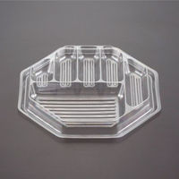 青葉紙業 角丼容器 八角皿 大 中仕切 4 2400枚(50枚×48) 224235 1ケース(2400枚入(50枚×48袋))（直送品）