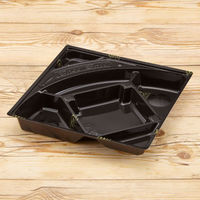 青葉紙業 弁当容器 EA-80-80-S-1(300) 300枚(50枚×6) 247109 1ケース(300枚入(50枚×6袋))（直送品）