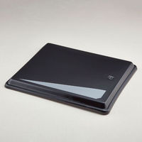 青葉紙業 仕出し容器 会席膳 中 蓋 しろがね 200枚(25枚×8) 259437 1ケース(200枚入(25枚×8袋))（直送品）