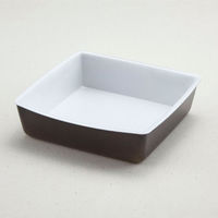 青葉紙業 角丼容器 角折 45 本体 黒 内白 600枚(50枚×12) 271007 1ケース(600枚入(50枚×12袋))（直送品）