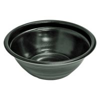 デンカポリマー スープ・麺容器 E-42本体 黒/黒 38943 1セット(1袋(50個)×12)