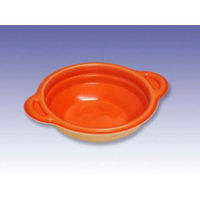 スープ・麺容器 パルフェ145 浅平底本体 オレンジ 1000枚(50枚×20) 40963 1ケース(1000枚入(50枚×20袋))（直送品）