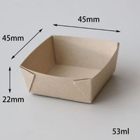 菓子容器 IKPTT-45 クラフト 伊藤景パック　2000枚(100枚×20) 5143082　伊藤景パック産業（直送品）