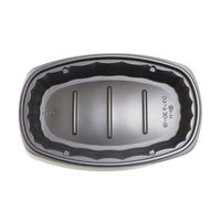 デンカポリマー カレー容器 Dランチ30-19本体 黒 600枚(50枚×12) 75963 1ケース(600枚入(50枚×12袋))（直送品）