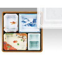 アヅミ産業 仕出弁当 T-85 セット(蓋透明) 200枚(20枚×10) 905041 1ケース(200枚入(20枚×10袋))（直送品）