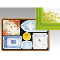 仕出弁当 T-130-A セット(蓋パールグリーン) 100枚(20枚×5) 905052 1ケース(100枚入(20枚×5袋))（直送品）