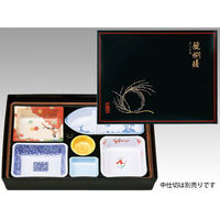 アヅミ産業 仕出弁当 AS-130 醍醐膳 セット ※中仕切は別売り 60枚(1枚×60) 905061 1ケース(60セット入)（直送品）