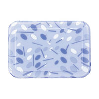 弁当容器 AH-510 蓋 つくし ブルー 800枚(100枚×8) AH510FHBL800 1ケース(800枚入(100枚×8袋))（直送品）