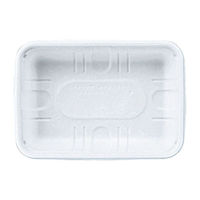 アヅミ産業 弁当容器 AT-100 身 白 900枚(100枚×9) AT100MWH-1 1ケース(900枚入(100枚×9袋))（直送品）