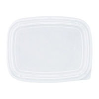 アヅミ産業 弁当容器 AT-105 蓋 透明 1800枚(50枚×36) AT105FT-1 1ケース(1800枚入(50枚×36袋))（直送品）