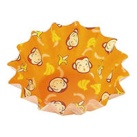 フィルムケース (K)COCO・CASE 丸型6号 オレンジ さる 30000枚(500枚×60) CCYMARU6OM（直送品）