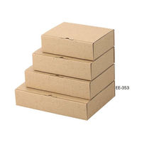 ヤマニパッケージ 贈答箱　EE-353 カル段組立式 6cm　100枚(25枚×4)（直送品）