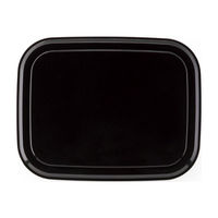 アヅミ産業 弁当容器 F-18-14 蓋黒P・P ラクシボ 1枚 F1814PPFBK（直送品）