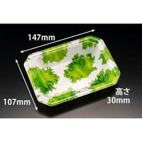温惣菜・軽食トレー YJ-15-11F サンレタス　3000枚(50枚×60) FLGX124　リスパック（直送品）