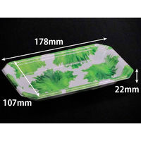 温惣菜・軽食トレー YJ-18-11C サンレタス　2400枚(50枚×48) FLGX164　リスパック（直送品）