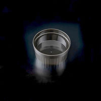 デザート容器　バイオココマル IR76-110H ブラック　500枚(25枚×20) H10T001　リスパック（直送品）