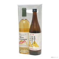 ヤマニパッケージ 贈答箱　K-1274 720ml細×2本 PP手提箱　200枚(25枚×8)（直送品）
