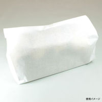 睦化学工業 パン袋 食パン横長二斤用 ふわふわ紙袋 (白) 260×320　1000枚(100枚×10) M18657（直送品）
