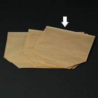 惣菜袋 窓付デルタバッグ(茶) 180×175 3000枚(100枚×30) PP000031 1ケース(3000枚入(100枚×30袋))（直送品）