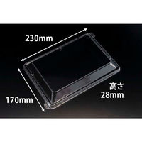 弁当容器 バイオ晴箱膳 10-OC　600枚(50枚×12) RHHP289　リスパック（直送品）