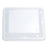 アヅミ産業 弁当容器 T-60-60 蓋 透明 800枚(50枚×16) T60-60FT 1ケース(800枚入(50枚×16袋))（直送品）