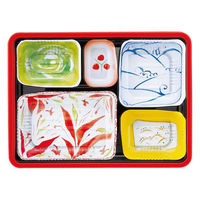 アヅミ産業 弁当容器 T-70-55-3 本体 900枚(50枚×18) T70-55-3M-2 1ケース(900枚入(50枚×18袋))（直送品）