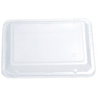 アヅミ産業 弁当容器 T-80-60-F 蓋 800枚(50枚×16) T80-60FT-F 1ケース(800枚入(50枚×16袋))（直送品）