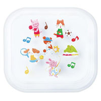 アヅミ産業 弁当容器 YF-5 すぽーつ セット 600枚(50枚×12) YF5SS 1ケース(600枚入(50枚×12袋))（直送品）