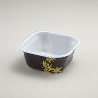 青葉紙業 角丼容器 どん重(本体)もみじ 800枚(50枚×16) 220118 1ケース(800枚入(50枚×16袋))（直送品）