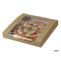 ヤマニパッケージ ピザ箱 10-371B ミエルピザ箱 10インチ クラフト　200枚(50枚×4)（直送品）