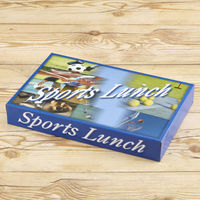 青葉紙業 弁当容器　AT90-60 スポーツランチ　300枚(25枚×12) 16059（直送品）