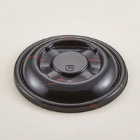 青葉紙業 どんぶり容器 D-2 蓋 うるし 600枚(50枚×12) 205303 1ケース(600枚入(50枚×12袋))（直送品）