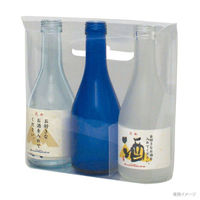 ヤマニパッケージ 贈答箱 K-1270 300ml×3本 PP手提箱 200枚(25枚×8) 1ケース(200枚入(25枚×8袋))（直送品）