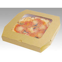 ピザ箱 10-349 ミエルピザ箱 12インチ クラフト【weeco】 160枚(20枚×8) 1ケース(160枚入(20枚×8袋))（直送品）