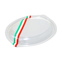 デンカポリマー 軽食容器　セレーノM低蓋 イタリアン　600枚(50枚×12) 42543（直送品）