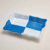 青葉紙業 刺身容器 なみざら 60 あみめ 450枚(50枚×9) 230723 1ケース(450枚入(50枚×9袋))（直送品）