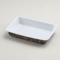 青葉紙業 弁当容器 B-2(本体)まきぬり 600枚(50枚×12) 201215 1ケース(600枚入(50枚×12袋))（直送品）