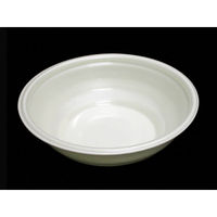 デンカポリマー スープ・麺容器 E-52浅本体 無地/無地 600枚(50枚×12) 38853 1ケース(600枚入(50枚×12袋))（直送品）